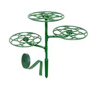 supportpour cime d'arbre, supportpour cime d'arbre de Noël,Tige de supportplate Verte, Base de, bougeoir, supportde stabilisateur saisonnier réglable pour Ornements