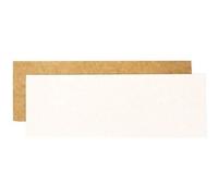 SCRAP COOKING ScrapCooking - 5 Supports à Bûches de Noël & Cakes - 30 x 10 cm - Carton Réversible Kraft & Blanc - Semelles Gâteaux Rectangulaires - Cake Board Pâtisserie - Fabriqués en France - 5216