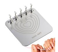 Supports à Ongles Press On - Base Magnétique Stable Réutilisable Affichage Manucure - Bricolage Support Ongles Fournitures Salon - Pour Femmes Maman Femme Petite Amie Filles Professionnels Débutants