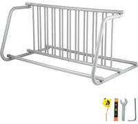 Supports à vélos au sol - 10 fixations - Support de rangement double face pour garages, rues, cours