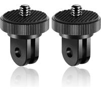 Supports Adaptateur de Trépied en Alliage d'Aluminium 1/4 Pouces de Trépied 2pcs pour GoPro Insta360 One X2 X3 X4 Sony SJCAM Xiaomi Xiaoyi et Autres Accessoires de Caméra d'action Supports R.[F200]