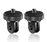 Supports Adaptateur de Trépied en Alliage d'Aluminium 1/4 Pouces de Trépied 2pcs pour GoPro Insta360 One X2 X3 X4 Sony SJCAM Xiaomi Xiaoyi et Autres Accessoires de Caméra d'action Supports Robustes