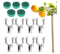Supports Branches pour arbre Y 8pcs Alliage Aluminium Supports | Alliage aluminium pour durable, Y stable, pour idéal pommes poires, résistant , usage longue durée