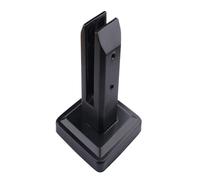 Supports carrés en acier inoxydable pour verre, fixations robustes pour garde-corps en verre, supports de fixation au sol pour clôtures de piscine, balcons, escaliers et balustr Bevel-1pcs 16cm/6.3in