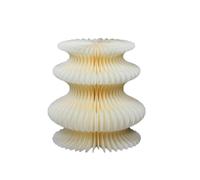 Supports cylindriques pliables, Beige Foldable Cardboard Cylinder Display Stand Multiple Sizes With Acrylic Sheet(11.8x15.75in)