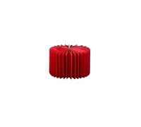 Supports cylindriques pliables, Foldable Cardboard Cylinder Pedestal Stand For Wedding Centerpiece Red 11.8x(8-39.37)in(11.8x8in)