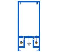 Supports d'accessoires de salle de bain vidaXL Bleu Métal, Plastique