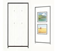 Supports D'affiche Réutilisables,Stands De Présentation Avec Roues,Chevalet Peinture,Support De Panneau Extérieur,Tableau Publicitaire,Porte Affiche,présentoir Pliable(5pcs,120 * 200cm/47.2 * 78.7in)