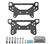 Supports d'amortisseurs Avant et arrière en Fibre de Carbone for châssis Tamiya TA02 TA02W TA02SW