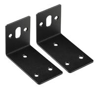 Supports d'angle à Angle droit, 2 pièces, supports en L, forme de 90 degrés, larges bretelles métalliques, Support d'étagère for lit bois pour Bibliothèque Salon Chambre