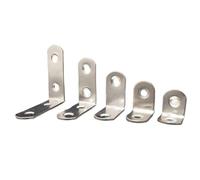 Supports d'angle de 90 degrés en acier inoxydable, 20 pièces, fixation murale, cintre for étagères, Table, chaise Pour La Fixation Du Bois(50 x 50 x 16mm)