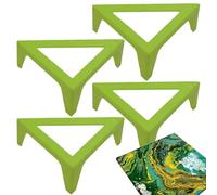 Supports d'angle en toile - Ensemble de 4 pièces, matériau durable, base antidérapante, conception légère | Supports de toile pour planches de peinture, fournitures d'art, planche à dessin pour enfant