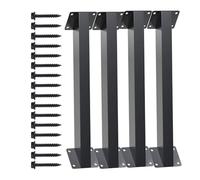 Supports d'angle - Support de suprt de pergola à 45 degrés 2 pièces, 42,8x8x8 cm de montage d'étagère pratique - Pour armoire d'angle murale, tête de lit, comptoir de garage, étagère de cuis