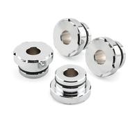 Supports De Bagues Rehausseur Guidon Solide pour Moto pour Harley Softail Dyna FXR FX Super Glide Sportster 883 1200 XL 1973-2017