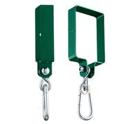 Supports De Balançoire Robustes - 2 Cintres Métalliques, Accessoires De Quincaillerie Pour Poutre En Bois, Support De Plafond Pour Arbre De Porche | Aire De Jeux Extérieure Cour Arrière Patio Chambre