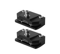 Supports de barre lumineuse LED avec rembourrage en caoutchouc Supports de lampe de travail pour capot réglables universels compatibles avec les véhicules tout-terrain, camions, tracteurs(2pcs)