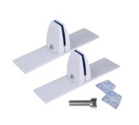 Supports De Base en Métal pour Écran De Cheminée en Verre,Pieds Robustes 2 Pièces avec Pinces Réglables,Supports de pour Écran de Cheminée Pieds - pour Hiver Intérieur Maison Chambre