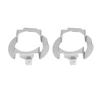 Supports de Base H7 , Qiilu 38 x 34mm / 1.5 x 1.3in 1 Paire H7 LED Ampoules de Phare Adaptateur Support de Base Clips de fixation