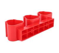 Supports de Batterie avec 3 Emplacements, Kit de Support de Stockage de Batterie Mural pour Batteries M12 ou 12 V, ABS