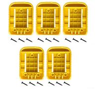 Supports de batterie compatibles avec les batteries Dewalt 20 V 60 V, station d'accueil robuste en plastique ABS pour DCB200 DCB201 DCB202 DCB203 DCB204 DCB205/DCB206 DCB606 DCB609 (5 pièces)