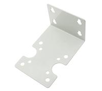 Supports de boîtier de filtre à eau RO - Boîtier en métal - Support fixe - Plaque de montage pour filtre à eau - 25,4 cm/50,8 cm - Blanc