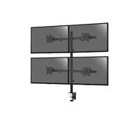 supports de bureau a pincer / a travers 015-1624 Support bureau 4 écrans PC 17- 32