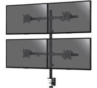 supports de bureau a pincer / a travers KIMEX 015-1624 Support bureau 4 écrans PC 17- 32 Noir G