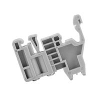 Supports de butée d'extrémité de borniers sur rail DIN |Pince à vis pour rail de 35 mm |Bouchons d'extrémité en plastique 50pcs pour la maison/machine/Circuits électroniques (Model 12)