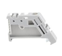 Supports de butée d'extrémité de rail DIN, 50 pièces de retenue de bornier en plastique.Support fixe à vis pour rails de 35 mm de large, pour appareils et panneaux de commande (Modell 13)