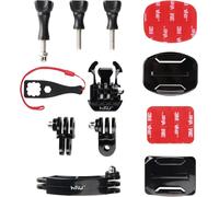 Supports de Casque pour GoPro,Fixations de Casque avec Adhésif 3M,Accessoires de Bras pour Hero 12/11/10/9/8/7/6/5/4/3