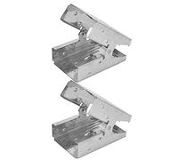 Supports de cheval de scie professionnels robustes, Kit de présentoir de support de cheval de scie en métal pour les projets de bricolage sur le travail du bois, ensemble de 2