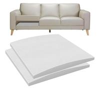 Supports De Coussins Incurvés Pour Canapé Affaissés, Panneaux De Soutien À Placer Sous Les Coussins, Insert De Remplacement En Mousse Haute Densité 70 x 70 cm Pour Réparer Canapé, Blanc (2 Pièce)