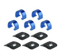 Supports de de guide de tuyau de levier de frein général, outil de construction en plastique facile pour la plupart des configurations de vélos de montagne, pince de guidage de tuyau de frein
