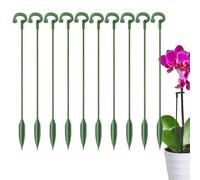 Supports de de Jardin - 10 cerceaux de Tige de de Paquet | Entraîneurs végétales pour orchidées et Roses, Accessoires végétaux Flexibles pour pivoines, lys, phalaenopsis et glaïeuls, Anne