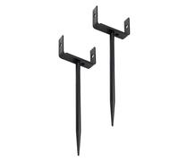 Supports De des Eaux De Pluie, Supports D'extension De Décapage De 2 Packs, Support Métallique À Feuilleton Réglable, Clips d'ancrage Robustes, Ensemble De 2 Pièces, 330 G pour La Pelouse De