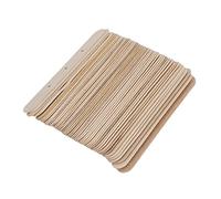 Supports de Fabrication de Bougies, 50pcs Bandle Porte-mèches Bougettes Porte-mèches Porte-mèches pour Fabrication de Bougies 3 Trous en Bois Bougies Autocollants Bougies de Bougie