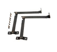 Supports de fenêtre for maintenir l'ouverture, supports à battant, limiteur contreventement coulissant en aluminium, support contrôleur d'angle deux bras l'intérieur
