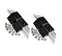 Supports de fixation universels pour rails de serrage adaptés pour une fixation sécurisée des outils - Comprend un kit d'installation complet pour ranger les outils