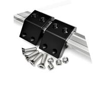 Supports de fixation universels pour rails de serrage adaptés pour une fixation sécurisée des outils - Comprend un kit d'installation complet pour ranger les outils