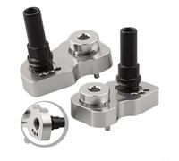 Supports de frein V adaptables pour vélo - Extensions fiables de 22 mm pour une meilleure performance sur différentes tailles de roues (argenté)