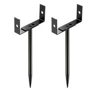 Supports de gouttière, stabilisateur d'extension de gouttière, 10 x 5 cm, supports de drainage, supports résistants à la rouille pour éviter les dommages causés par l'eau, pelouse, cour, terrasse