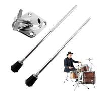 Supports de grosse caisse - Pieds de coup de pied de 30,5 cm, support en métal, support antidérapant avec base robuste | Accessoire pour instrument à percussion, pied de rechange, kit de musique