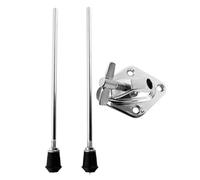 Supports de grosse caisse, pieds de grosse caisse,2X supports de support de batterie - Support de pieds de tambour en métal antidérapant, accessoire d'instrument de musique professionnel