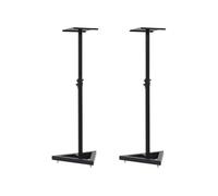 Supports de haut parleur de moniteur de studio 2 pcs Noir Acier