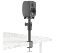 Supports de haut-parleurs de bureau à pince réglable en hauteur pour Genelec G1/8010A avec gestion des câbles - Supports de moniteur de studio de bureau pour moniteur de studio Genelec jusqu'à 13,6 kg