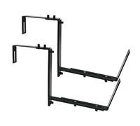 Supports de jardinière de fenêtre - Supports réglables pour jardinière - Support de jardinière durable - Construction en métal robuste - Idéal pour la décoration extérieure