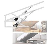 Supports de lève-lit électriques, 2 pièces, ressort à gaz robuste, mécanisme de levage hydraulique pour canapé-caisse, gain de place, base de canapé à ressorts, projet de bricolage White-0.8m