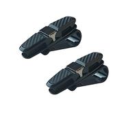 Supports de Lunettes,2 PCS Porte Lunettes pour Voiture Soleil Lunette Supports de Soleil de Double Support pour Lunettes de Voiture avec Clips