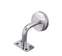 Supports de main courante en acier inoxydable | Support de garde-corps Argent 6.00X6.00X5.00cm : Construction