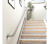 Supports de main courante moderne de 37,5 m en métal industriel pour escalier extérieur, support en fer forgé durable pour escaliers de grenier et balcons